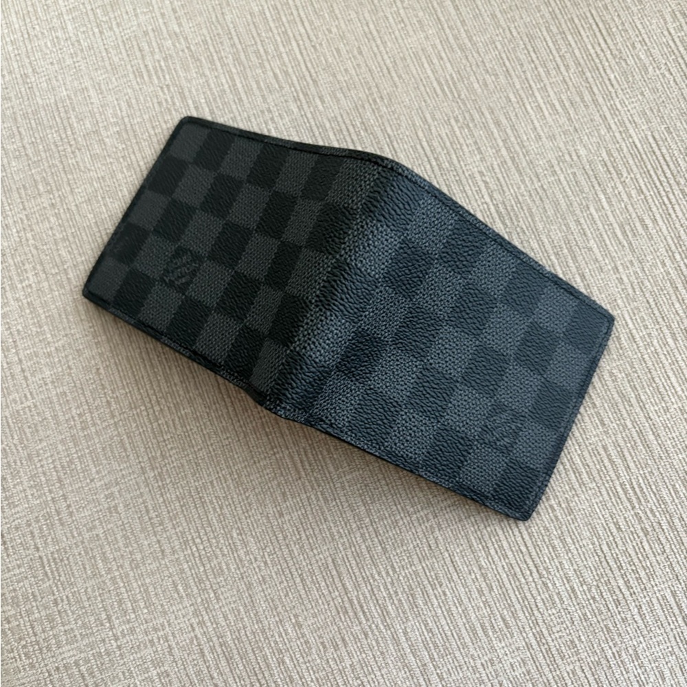 Louis Vuitton Men's Wallet Graphite Damier Personalized - Picture 9 of 10